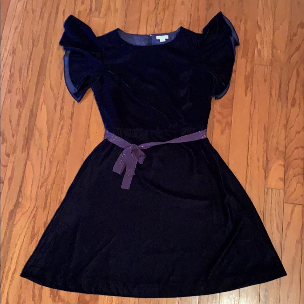 Crewcuts velvet dress